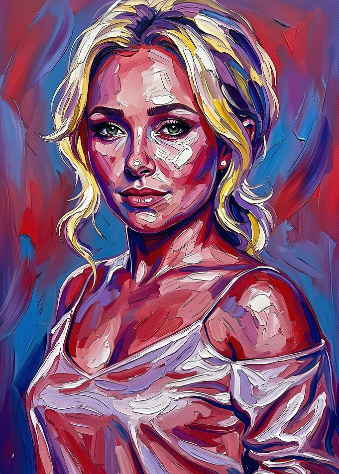 Impressionist Portrait of Hayden Panettiere