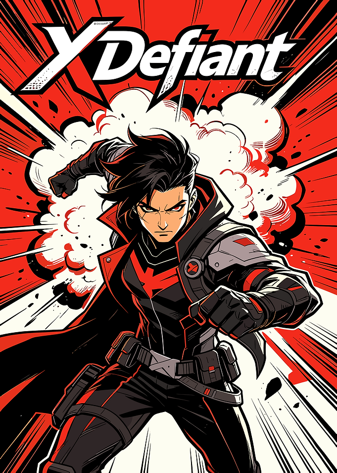 XDefiant Action Comic Style Poster
