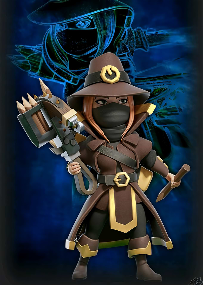 Clash of Clans Rogue Archer Skin