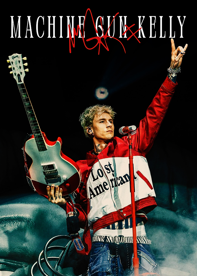 Machine Gun Kelly Concert Performance Poster