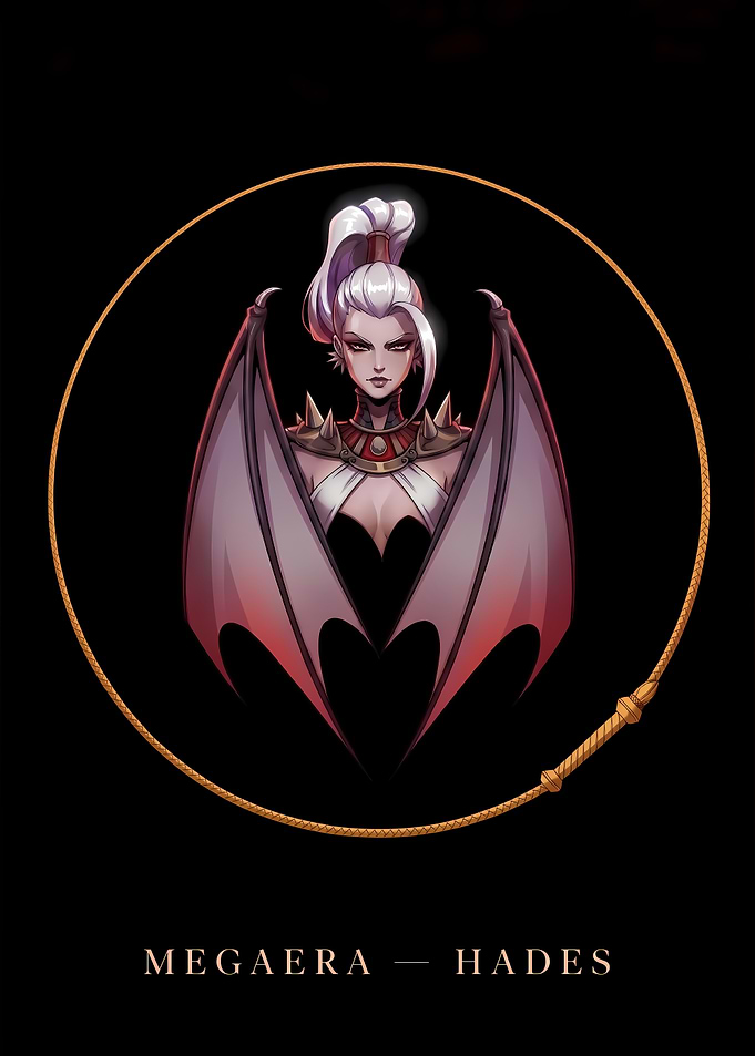 Megaera from Hades Game Portrait