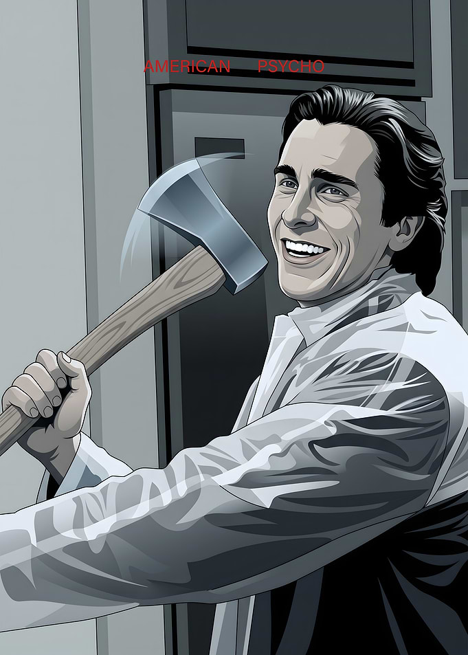 American Psycho Patrick Bateman Poster