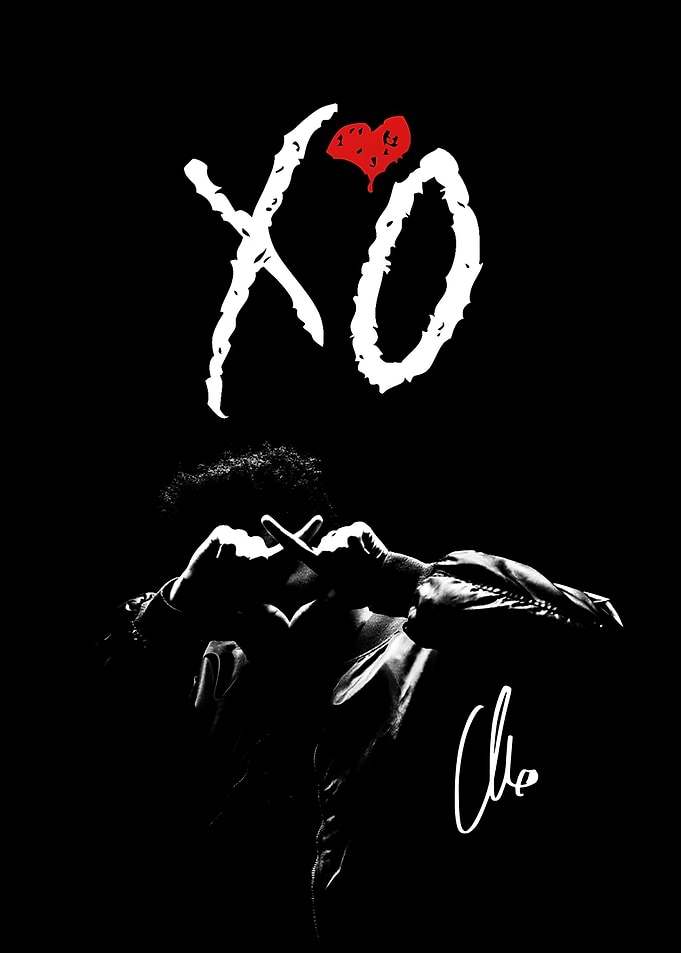 The Weeknd XO Logo Poster
