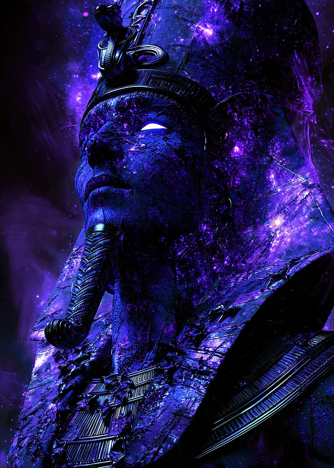 Cosmic Pharaoh Nebula Portrait