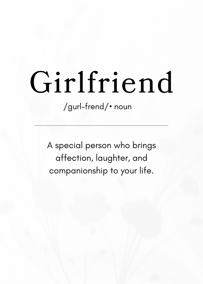 Definition of Girlfriend