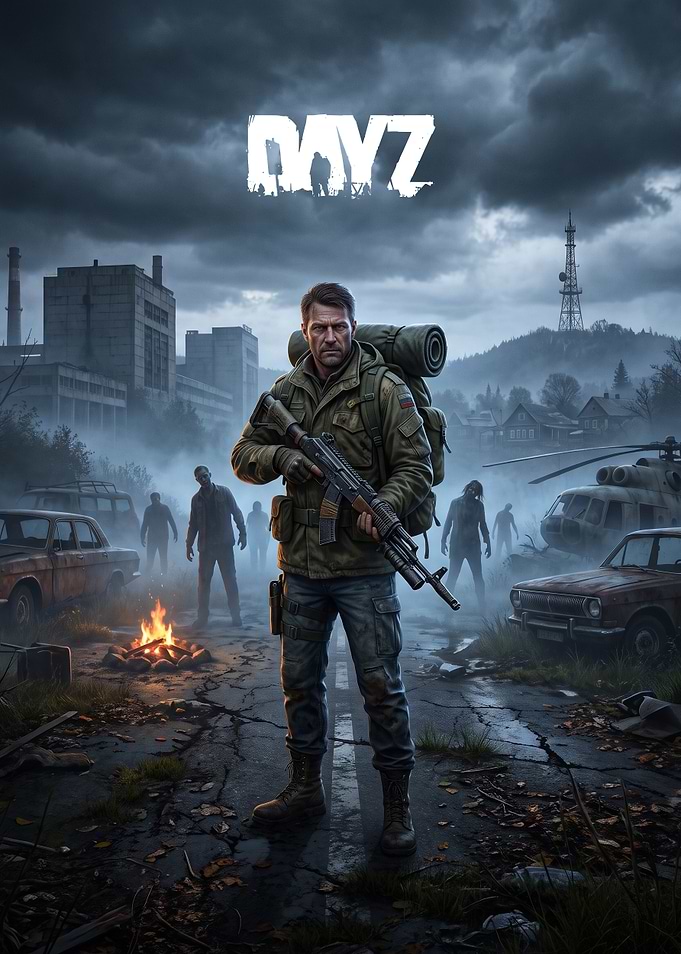 DayZ Post-Apocalyptic Survivor Poster