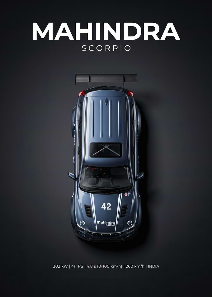 Mahindra Scorpio Racing Concept Poster
