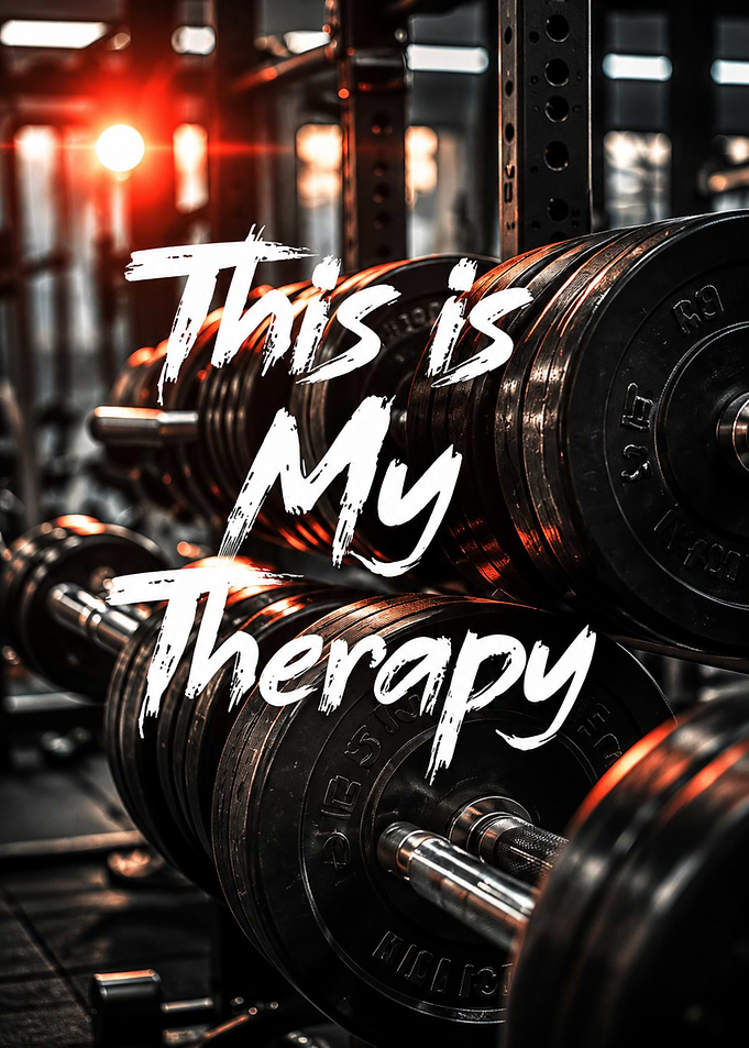 This Is My Therapy Gym Poster
