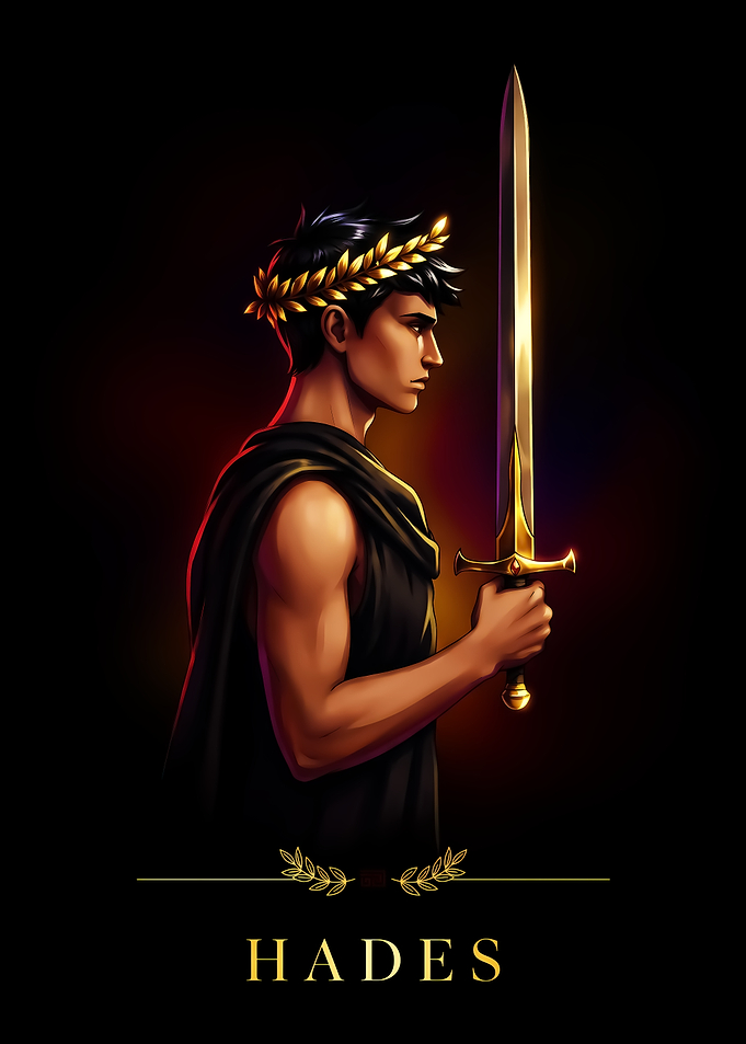 Hades Greek God Portrait