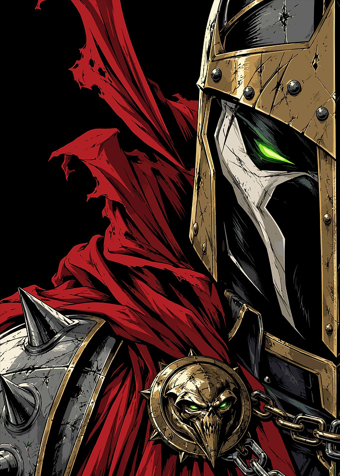 Medieval Spawn Comic Book Art
