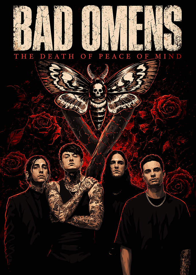 Bad Omens The Death of Peace of Mind Poster