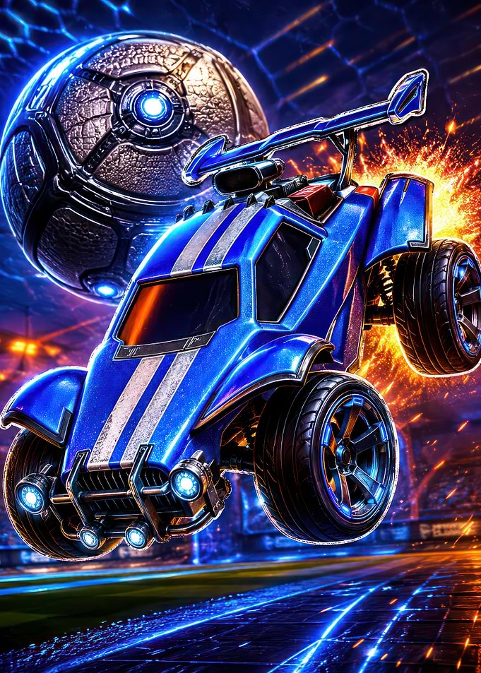 Rocket League Octane Car Action