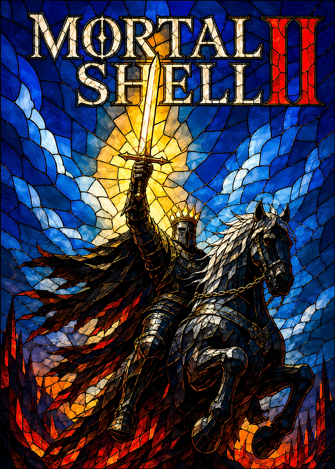 Mortal Shell II Stained Glass Poster