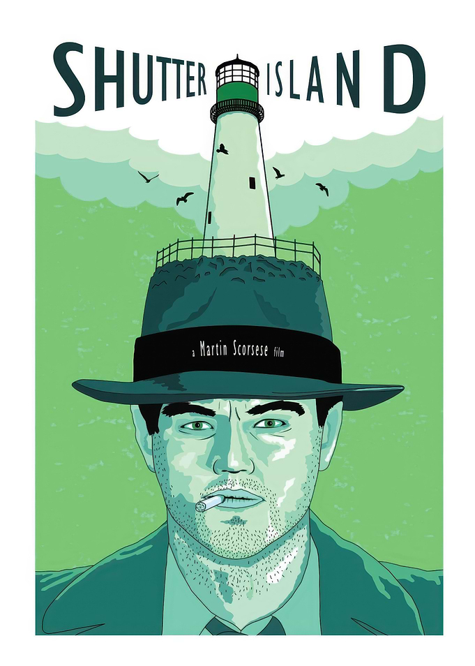 Shutter Island Minimalist Movie Poster