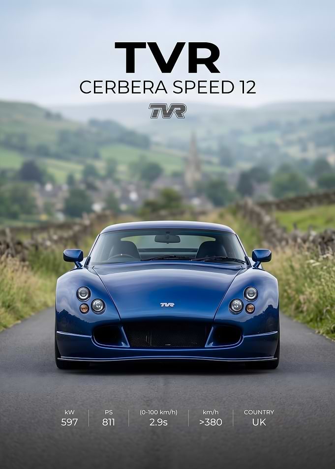 TVR Cerbera Speed 12 Poster