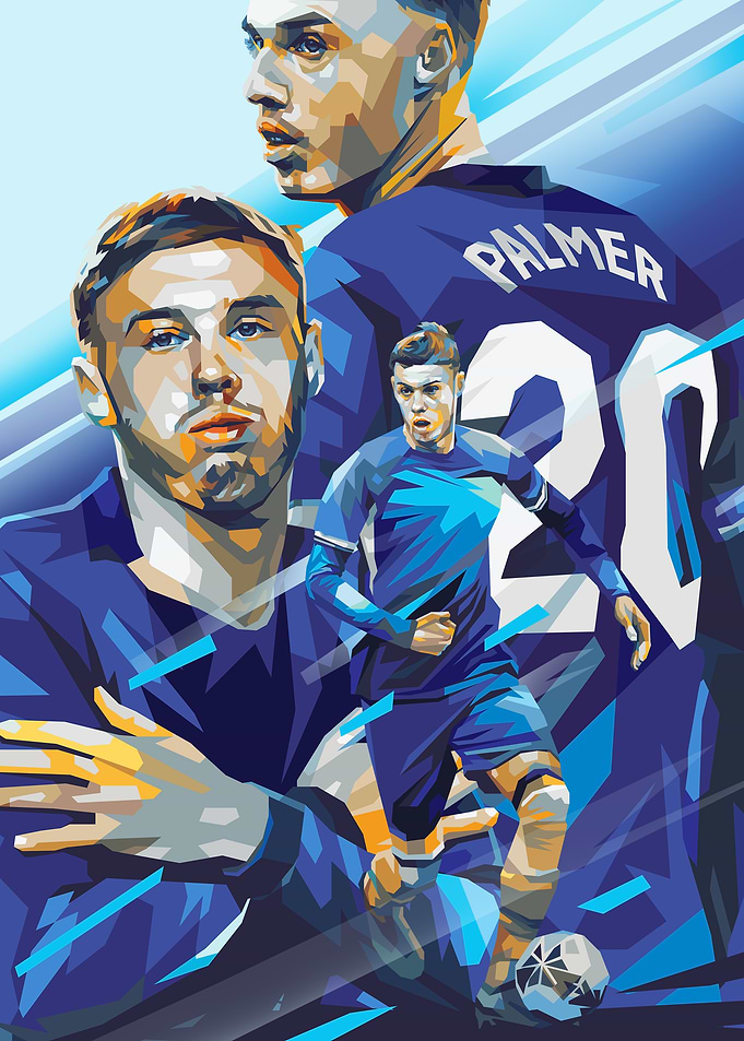 Palmer pop art poster
