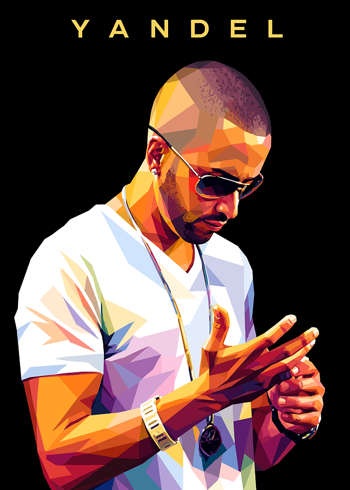 Yandel Low Poly Portrait