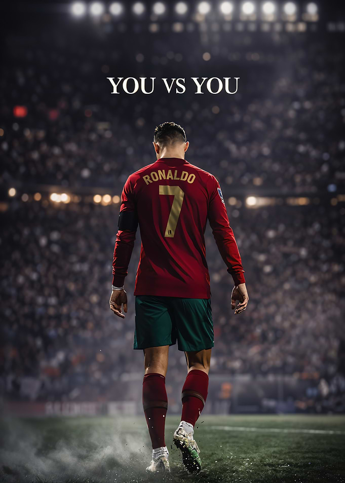 Cristiano Ronaldo Portugal Jersey Poster