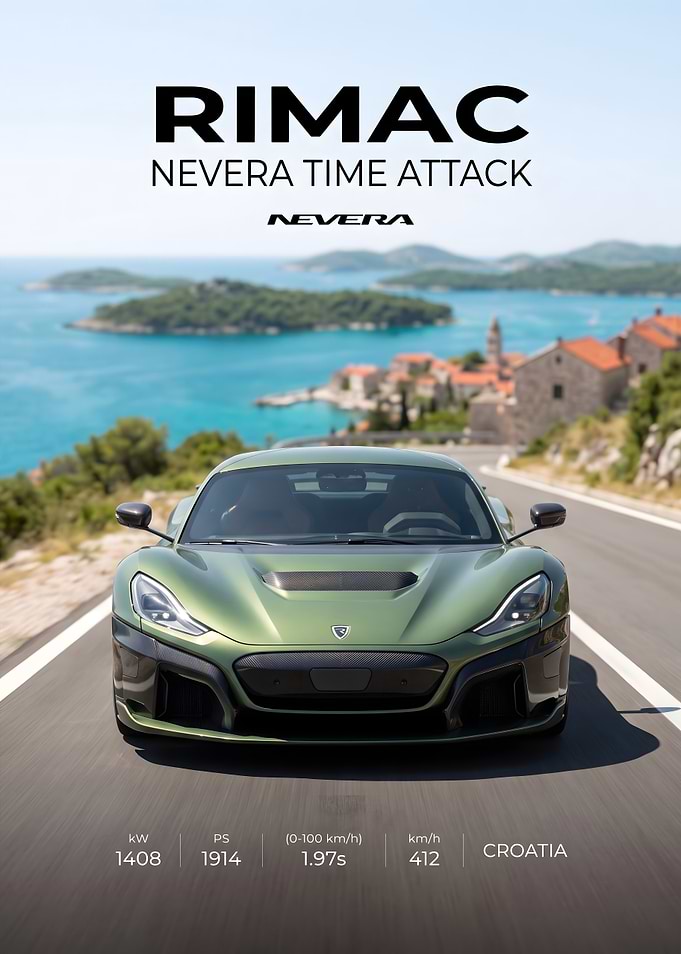 Rimac Nevera Time Attack Croatia
