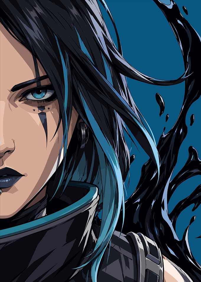 Catalyst Female Character Portrait