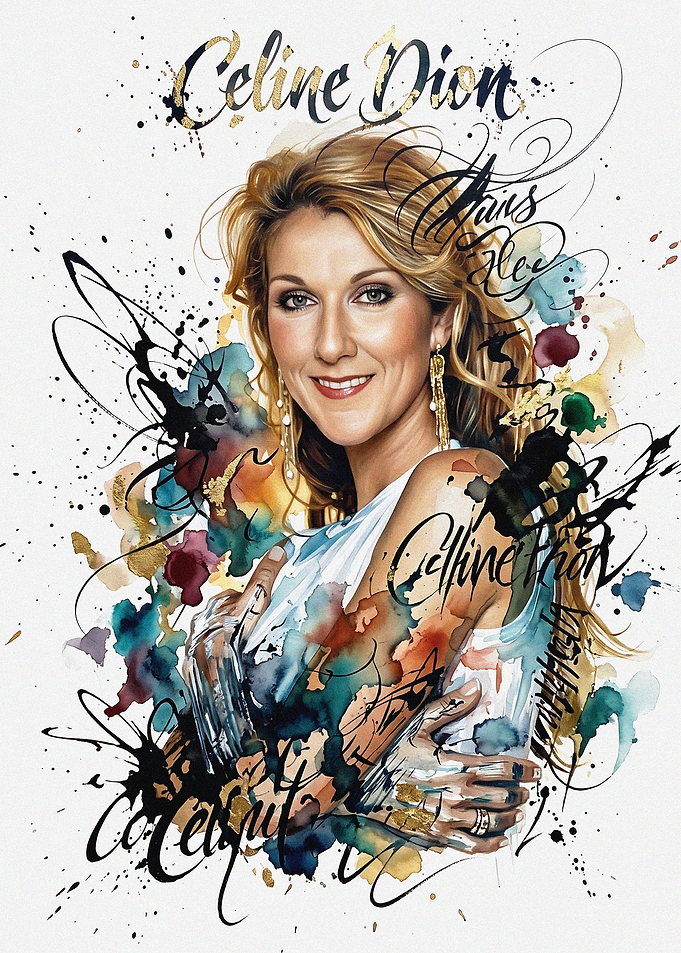 Celine Dion Portrait