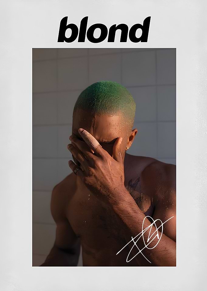 Frank Ocean Blond Album Cover Poster