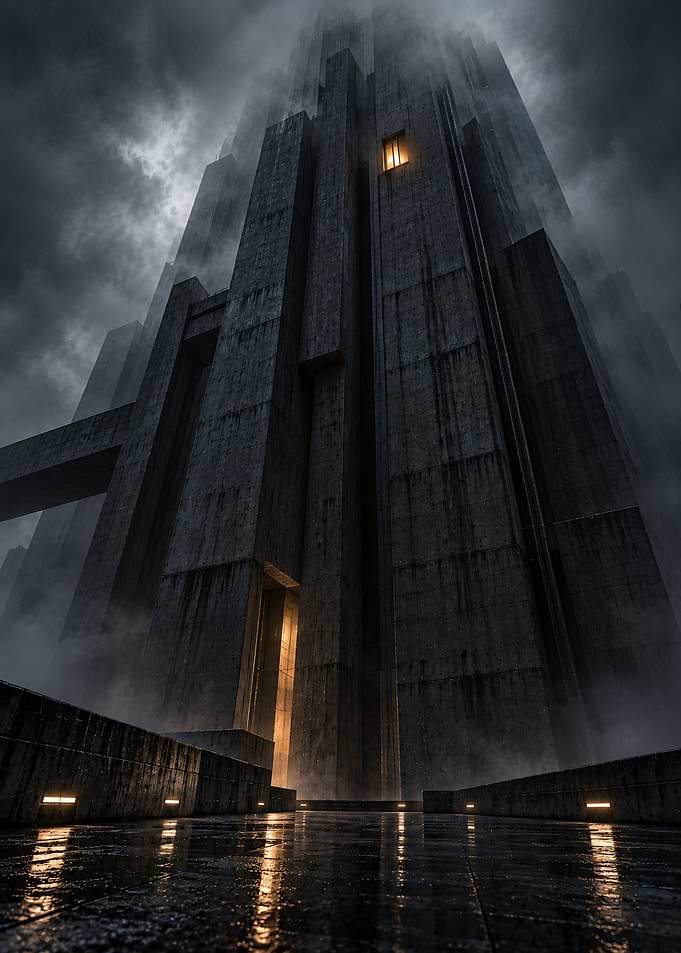 The Monolith Dystopian Brutalism
