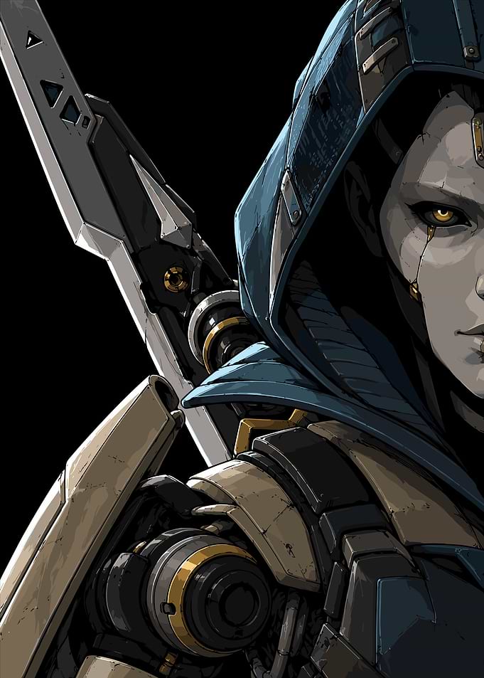 Ash from APEC LEGENDS Digital Portrait