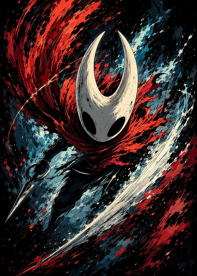 Hornet from Hollow Knight Action Art