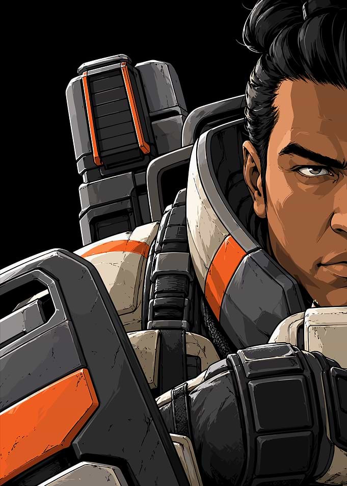 Apex Legends Gibraltar Character Portrait