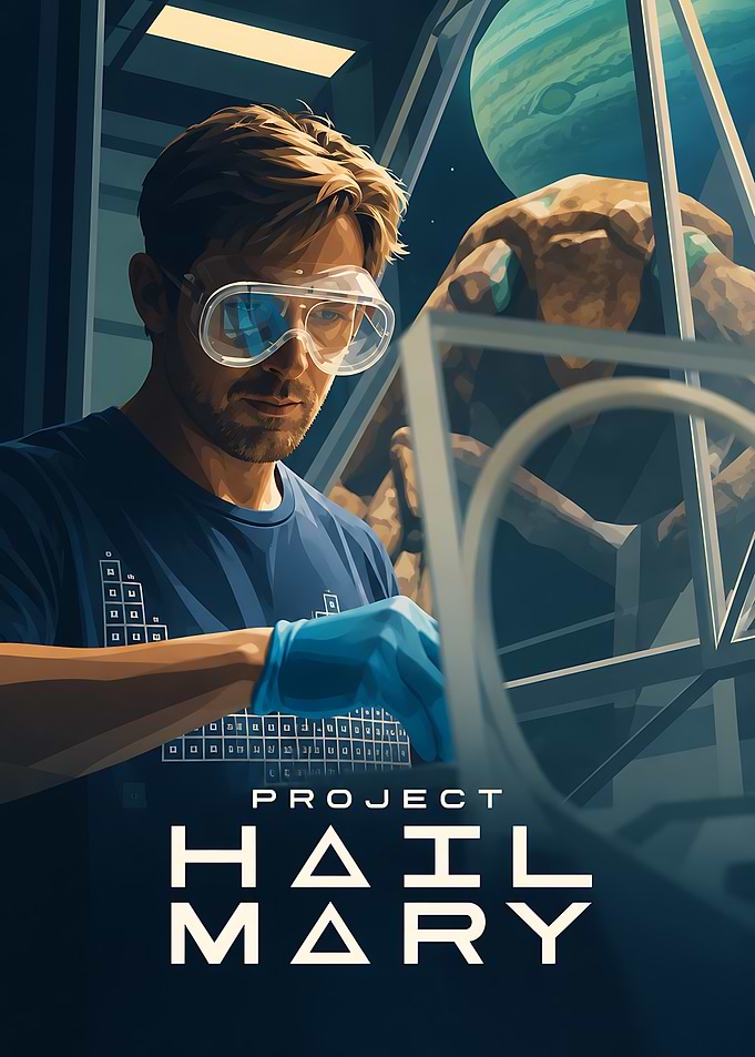 Project Hail Mary Space Poster