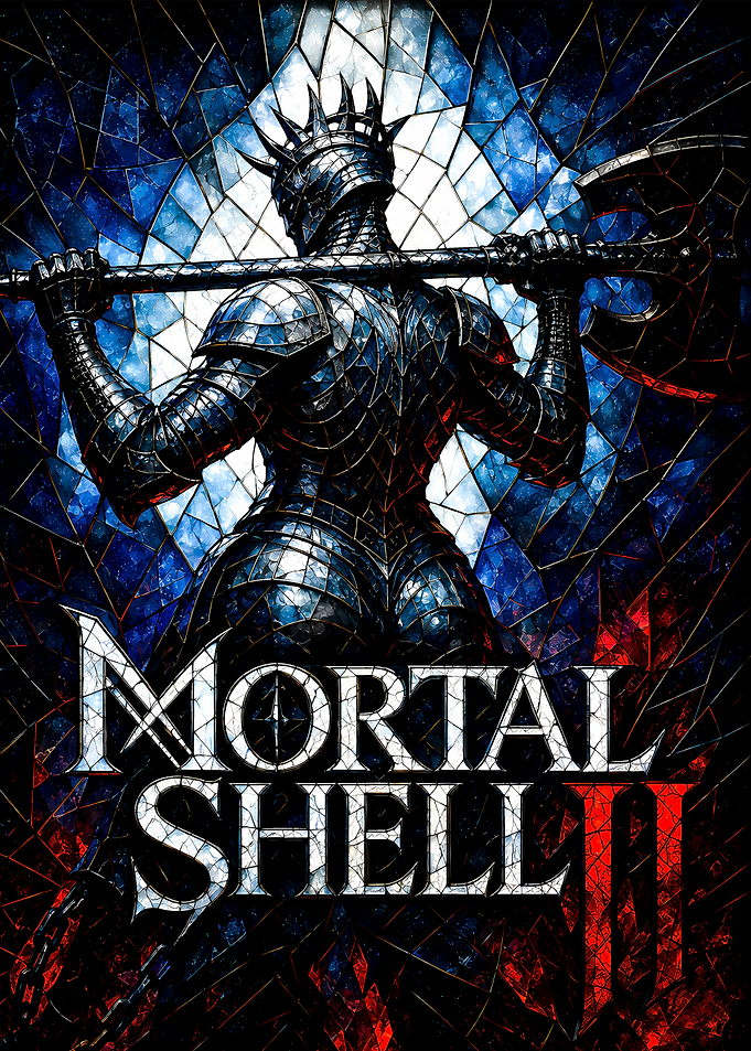 Mortal Shell II Stained Glass Poster