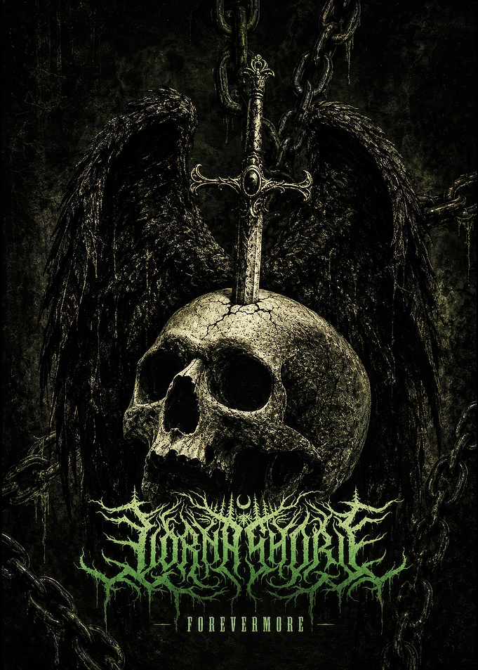Lorna Shore Forevermore Skull Art