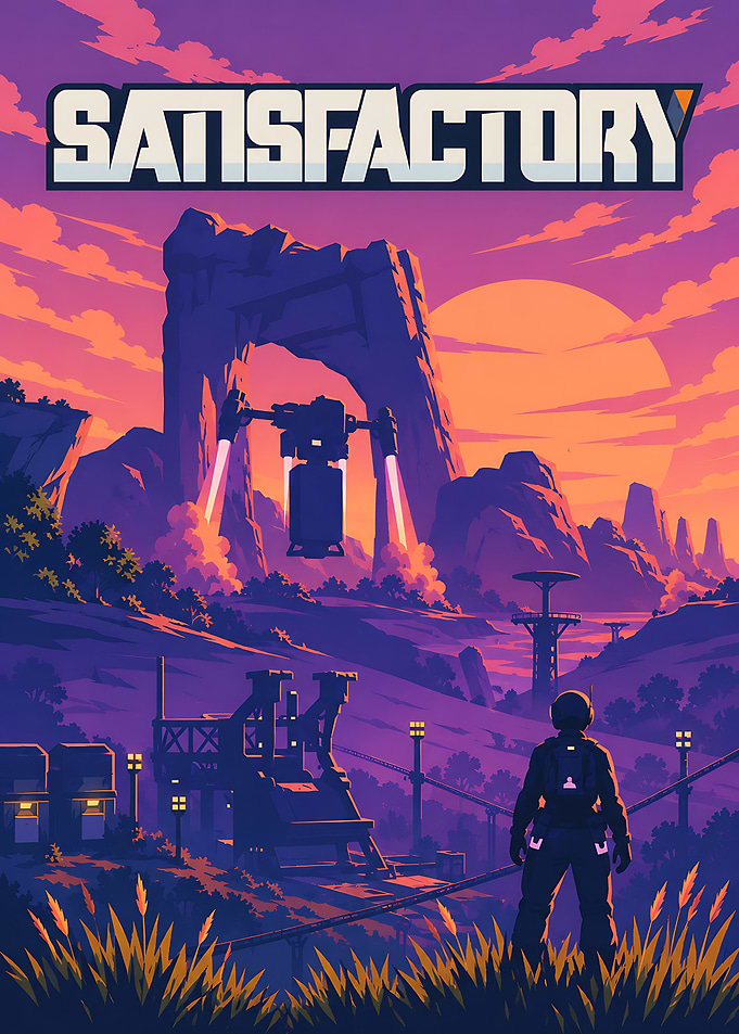 Satisfactory Game Poster Art