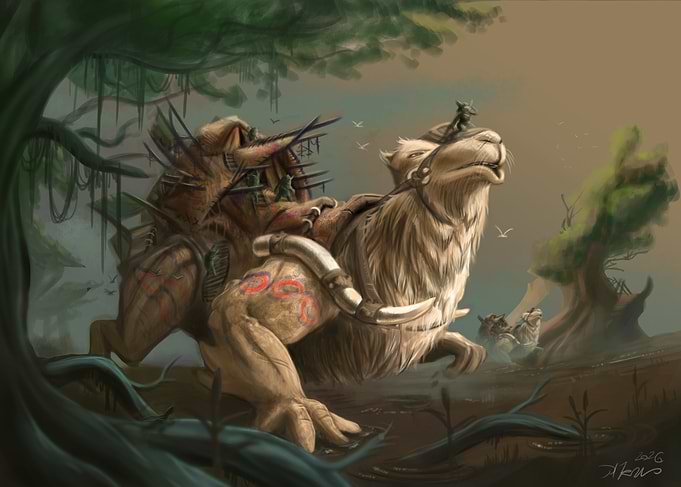 Swamp Goblin Caravan