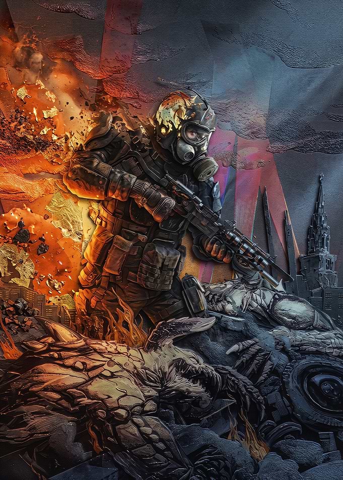Metro 2039 Combat Scene