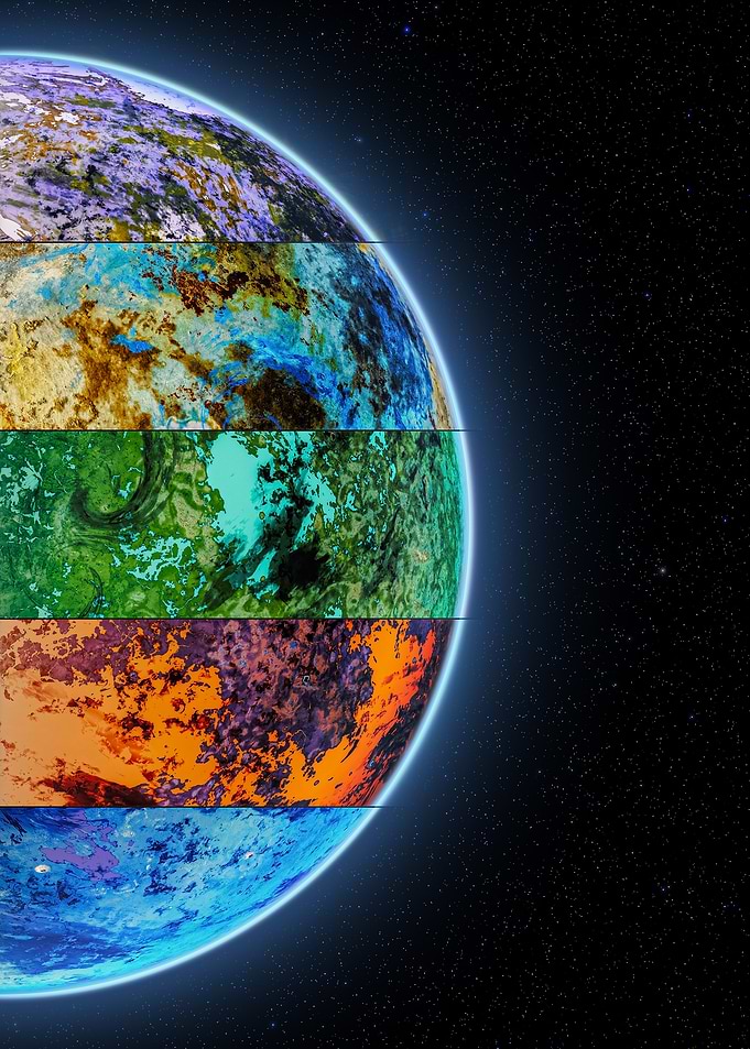 Aligned Planets with inversion