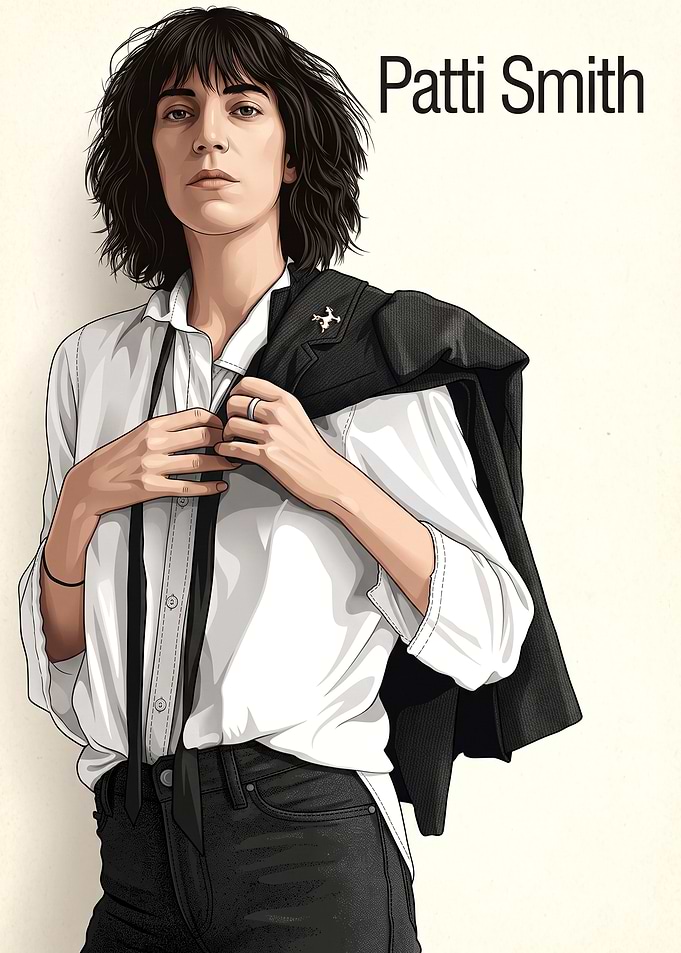 Patti Smith Portrait Illustration