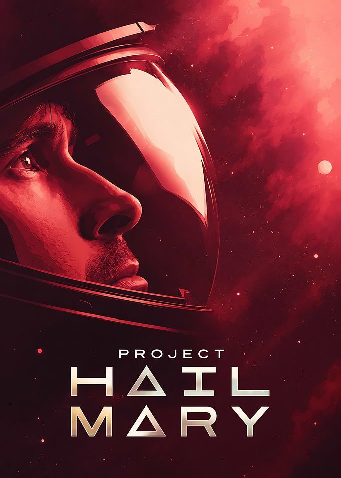 Project Hail Mary Space Poster