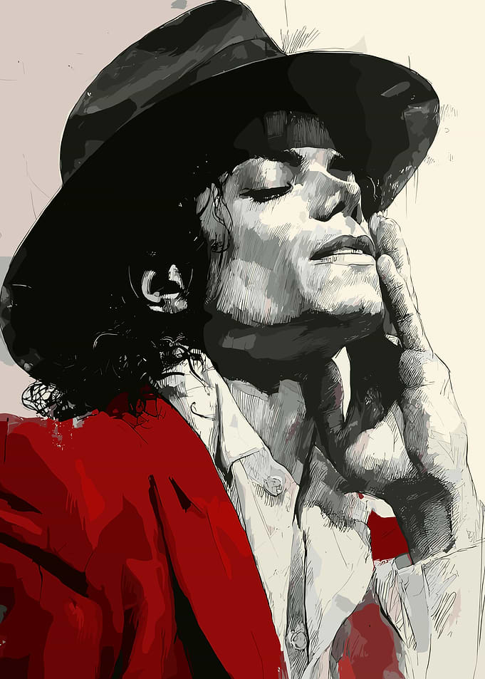 Michael Jackson Portrait Illustration
