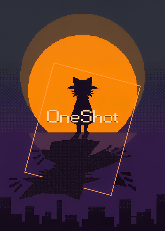 OneShot Game Pixel Art Poster