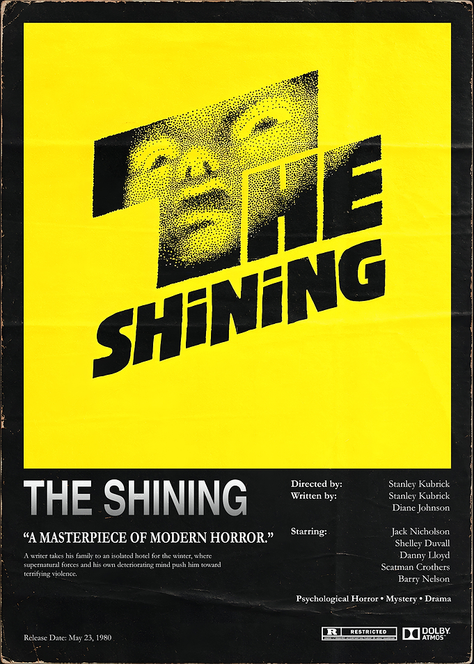 The Shining Minimalist Movie Poster