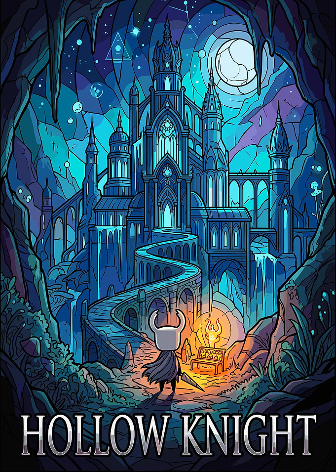 Hollow Knight Stained Glass Castle