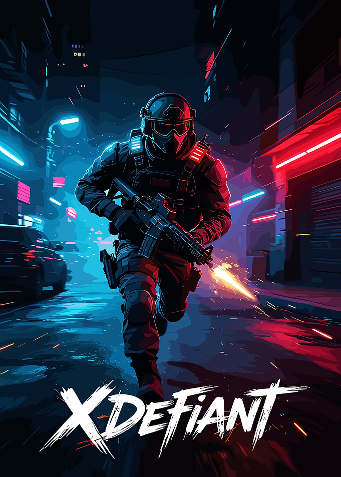 XDefiant Tactical Soldier Action Poster