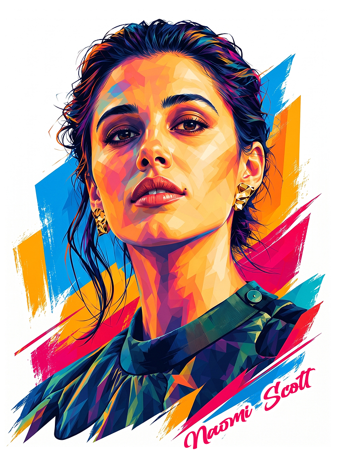 Naomi Scott Portrait Art