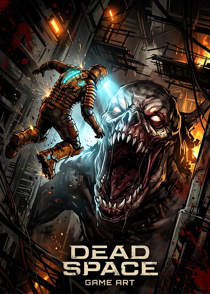 Dead Space Isaac Clarke vs Necromorph