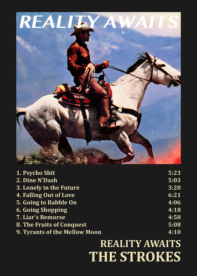 The Strokes Reality Awaits Album Poster