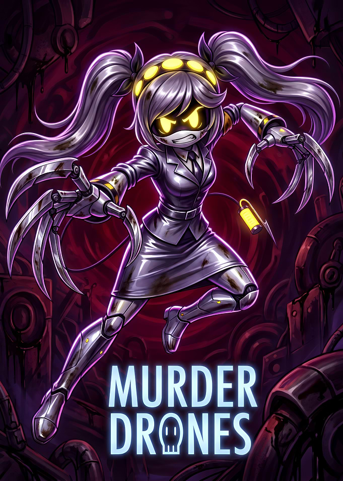 J from Murder Drones Poster