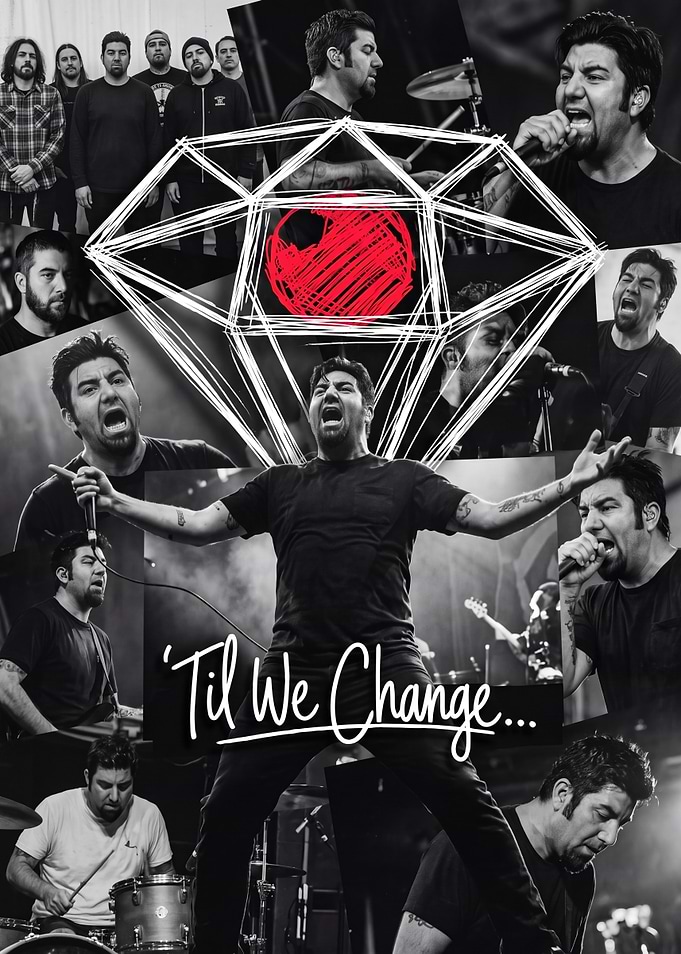 Deftones Chino Moreno Collage Poster