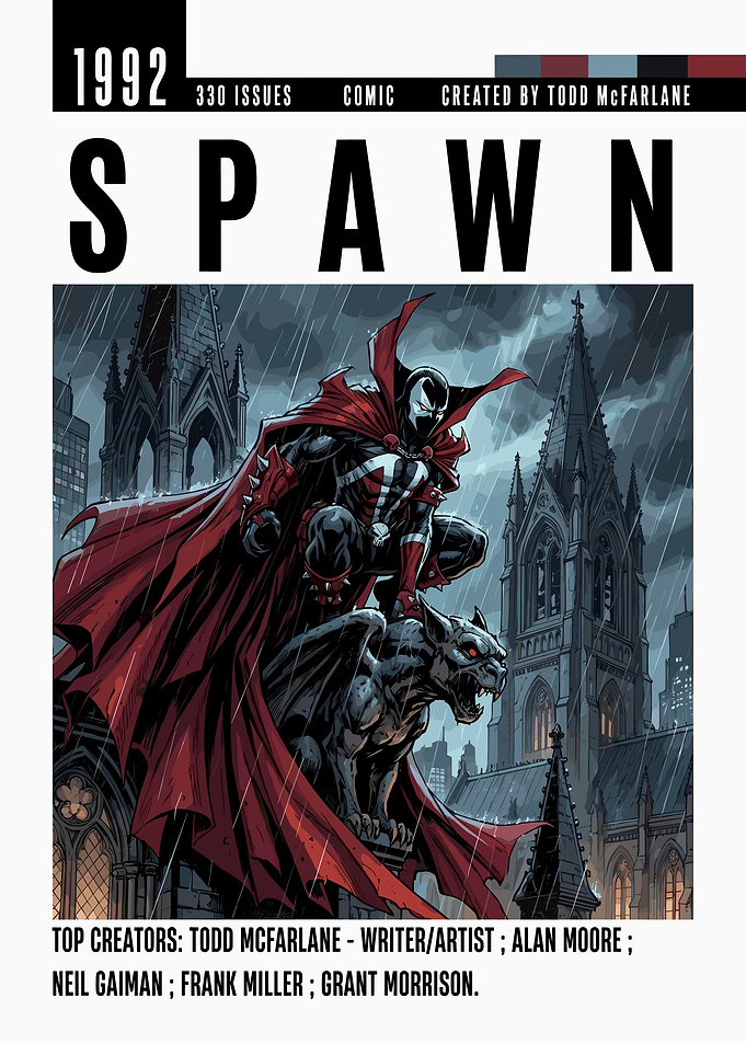 Spawn Comic Book Cover Art